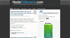 Desktop Screenshot of haztetrillonario.com