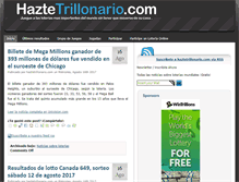 Tablet Screenshot of haztetrillonario.com